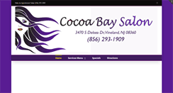 Desktop Screenshot of cocoabaysalon.com