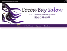 Tablet Screenshot of cocoabaysalon.com